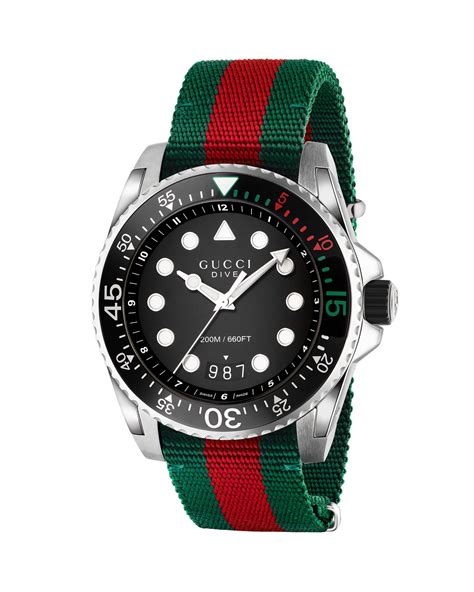 gucci horloge dive|Gucci dive watch black.